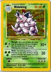 Vintage Pokemon Card - Nidoking Base Set Unlimited 11/102 1999 Holo Rare HP