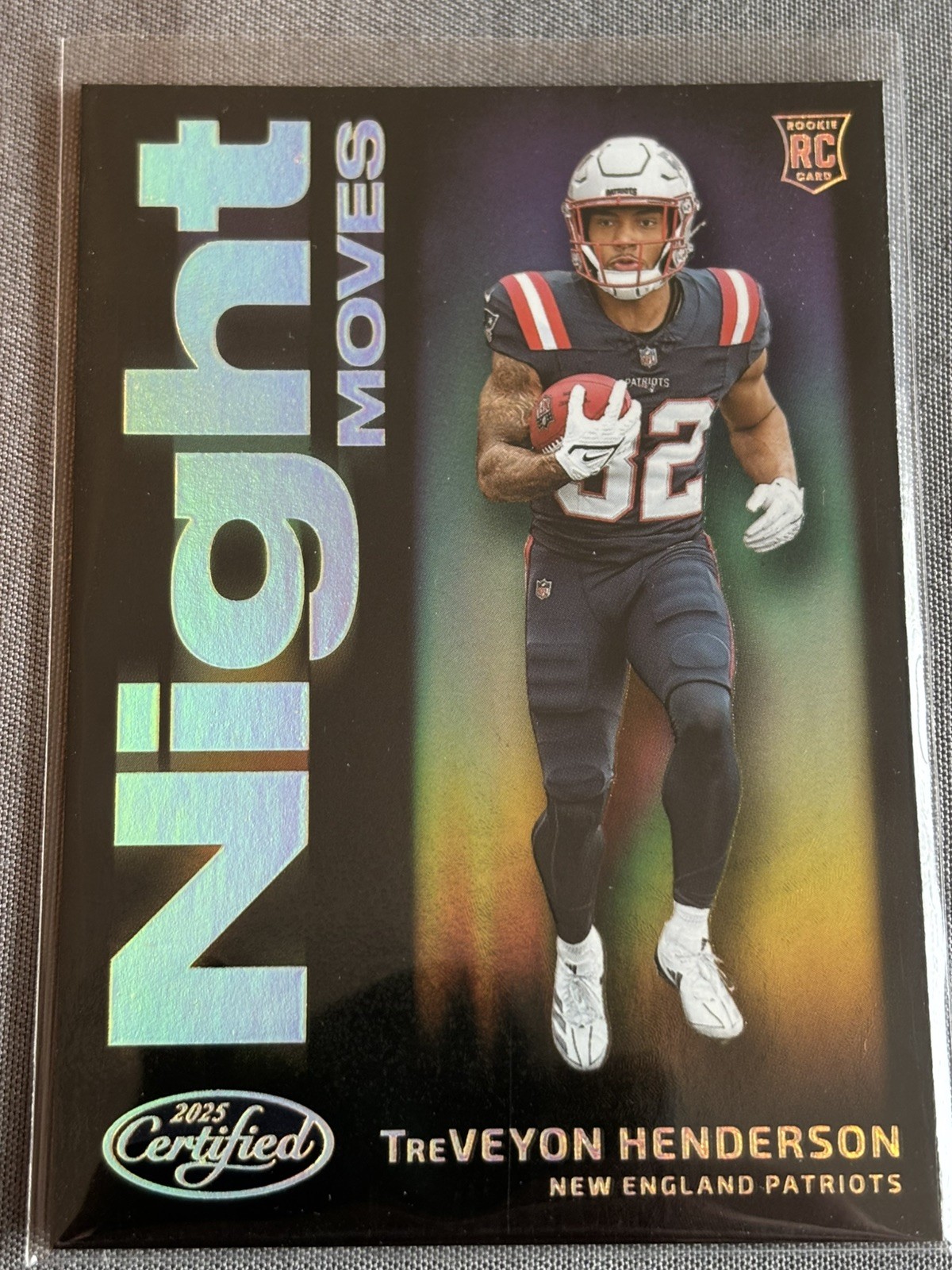 Treveyon Henderson 2025 Certified Case Hit SSP Night Moves HOT🔥