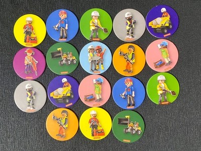 Konvolut 18 POGS, Playmobil Jetons 2023 King Junior BEG