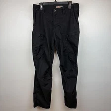5.11 Tactical Pants Mens 36x32 Black Outdoor Hiking Workwear Polyester Blend