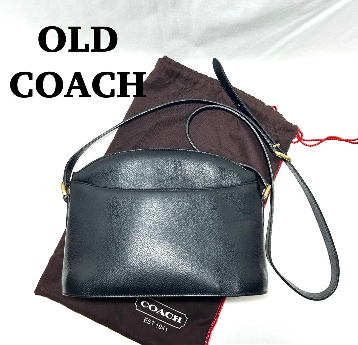 Vintage COACH Italian Leather Shoulder Bag J6E-4405
