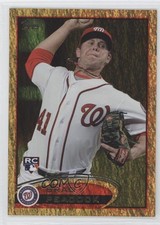 2012 Topps Gold Sparkle Brad Peacock #275 0o9