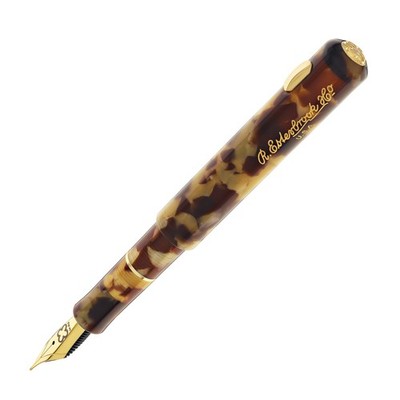 Esterbrook Niblet Fountain Pen in Tortoise with Gold Trim - Fine - NEW in Box