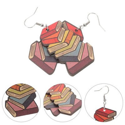 Ohrringe Für Schulpersonal Handgefertigte Aus Holz Ohrhänger Earrings Studs