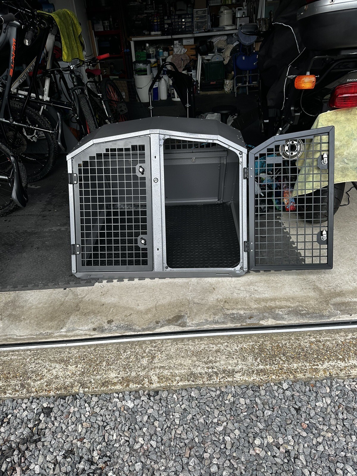 TransK9 B39 Double Dog box crate with divider eBay
