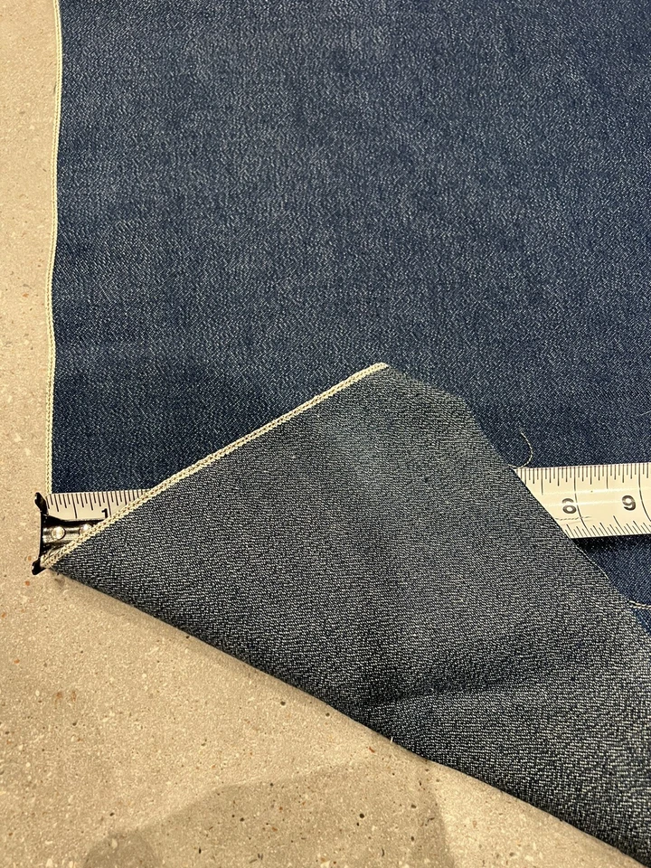 Salvage Chambray Fabric Red Selvedge Cotton Per Yard - Image 3 of 4