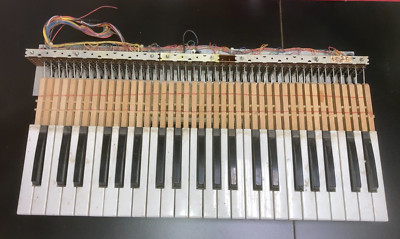 LOWERY MAGIC JEANIE PART, WOODEN WOOD KEYBOARD organ assembly DIY MIDI Project