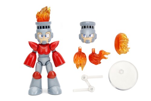 Jada Toys Mega Man FIRE MAN 1:12 Scale Action Figure Capcom - Picture 7 of 9