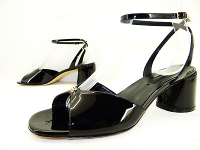 Casadei Cleo Riemensandalette Sandalen Sandalette Damen Leder Gr.39 Schwarz