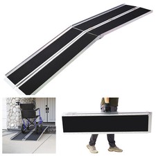Portable Non Skid Aluminium Threshold Wheelchair Ramp 6FT 600lbs Capapcity