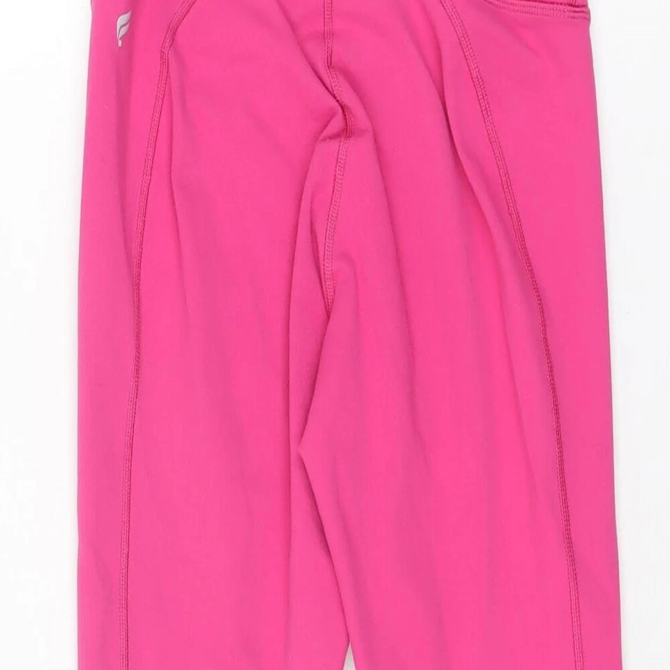 Fabletics Womens Pink Polyester Pedal Pusher Leggings Size XS L23 in Regular Pul - Image 4 of 4