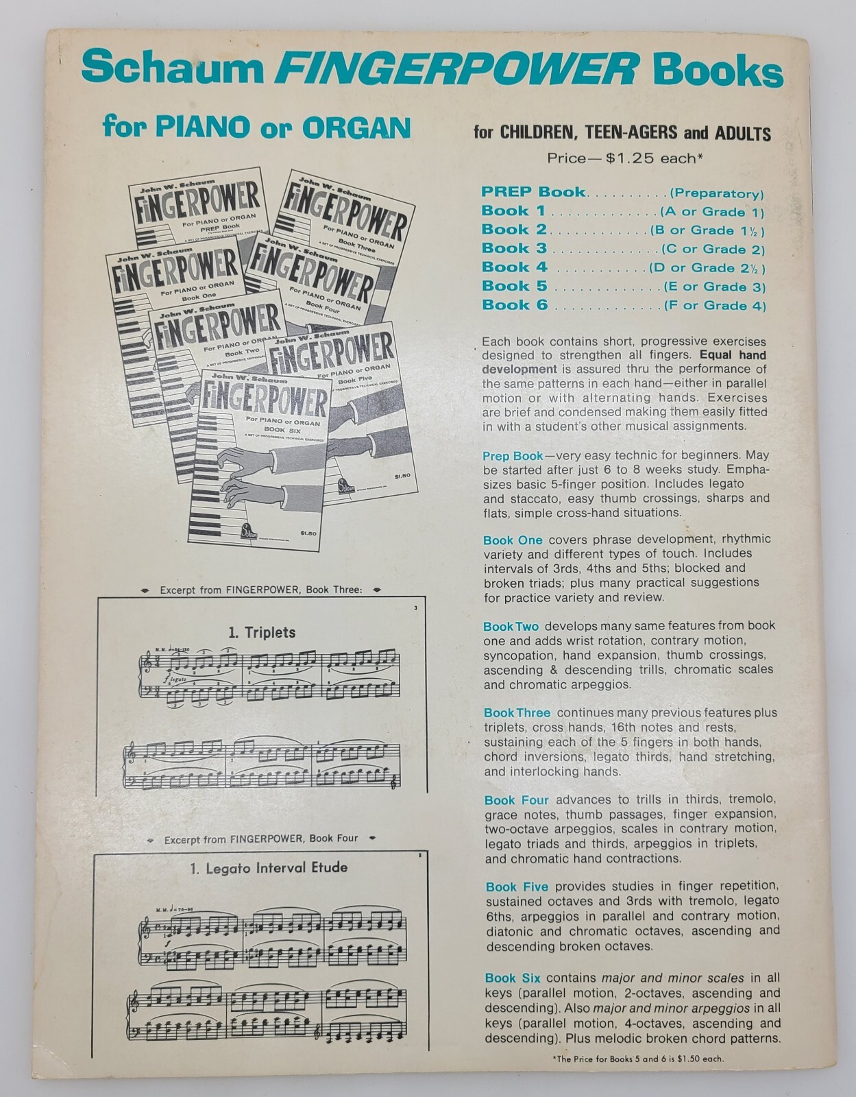 Notes For Roses Vintage 1964 Sheet Music Tunes For Two students At One Piano Book Two ...