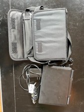 Portable Audiovox 8 Inch DVD Player PVD80 w/ Carry Case, wall and car charger.