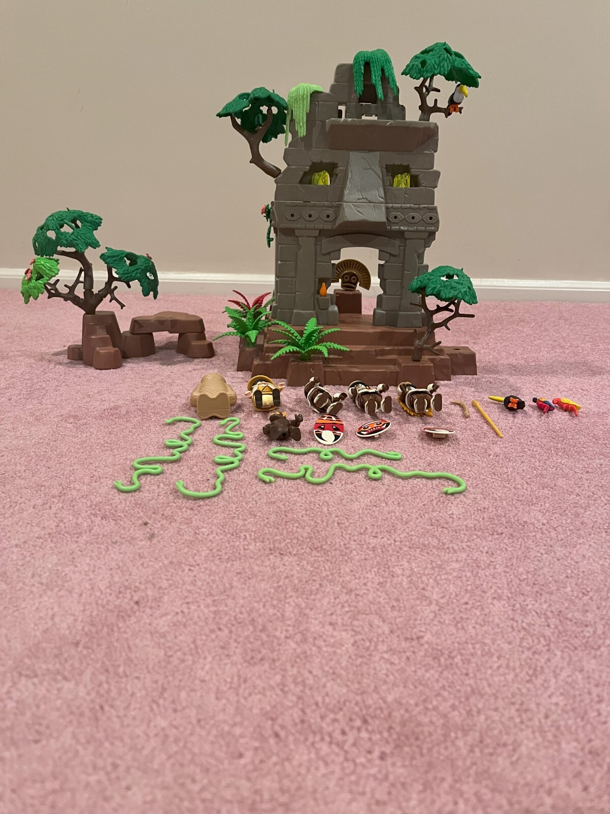 PLAYMOBIL 3015 Vintage JUNGLE AZTEC TEMPLE RUINS eBay