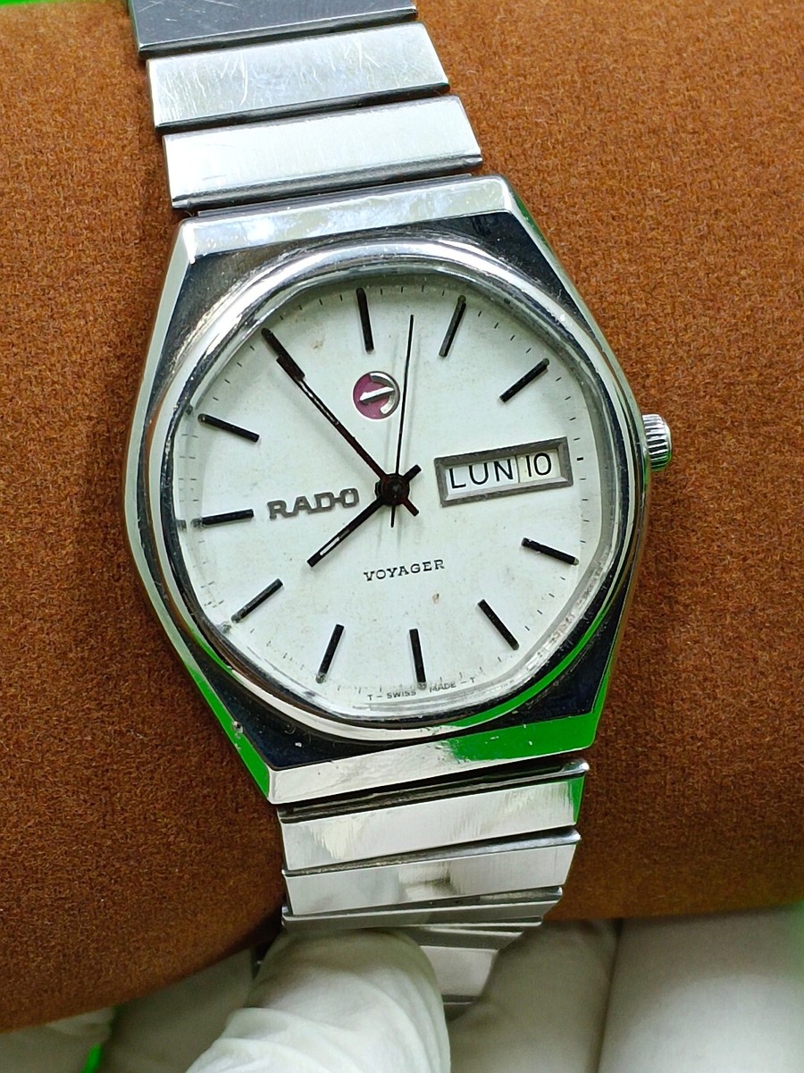vintage RADO VOYAGER watch Automatic 17 Jewels Day Date