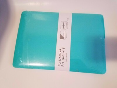 Turquoise Soft/Hard Shell Case for 13'' Apple  MacBook  Pro Retina - Sealed!