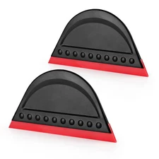 2 x Window Tint Squeegee Slim Foot Rubber Scraper Water Wiper Squeegee for Vinyl