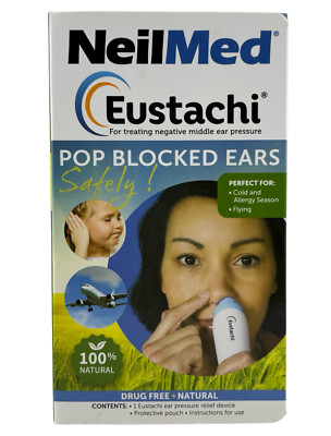 NeilMed Eustachi Eustachian Tube Exercise Pop Blocked Ears Safely Drug Free NEW