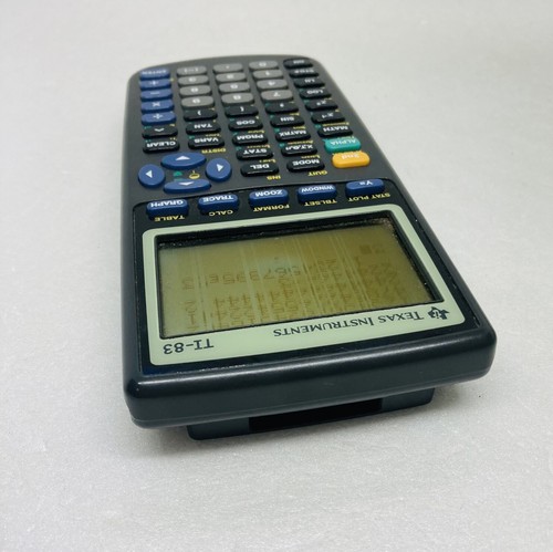 Rara calcolatrice grafica Texas Instrument to 83 con slot cartuccia posteriore 26 - Foto 5 di 9
