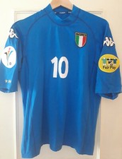 Maglia ITALIA DEL PIERO 10 Euro 2000 - Match Worn  Autentica KAPPA XL