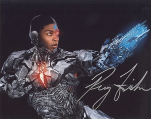 Ray Fisher Victor Stone Cyborg Justice League Genuine Signed Autograph Ebay