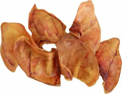KAJO PETS Pig Ears 100 Count FULL Pork for Dog 100% Natural Pork Dog Treats USA Made