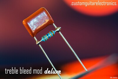 Treble Bleed Mod Deluxe - ''ready-to-solder'' Kit - Single Coil Version