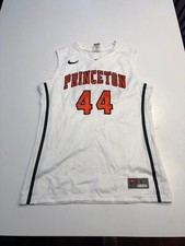 Game Worn Used Princeton Tigers Nike Basketball Jersey Size L #44