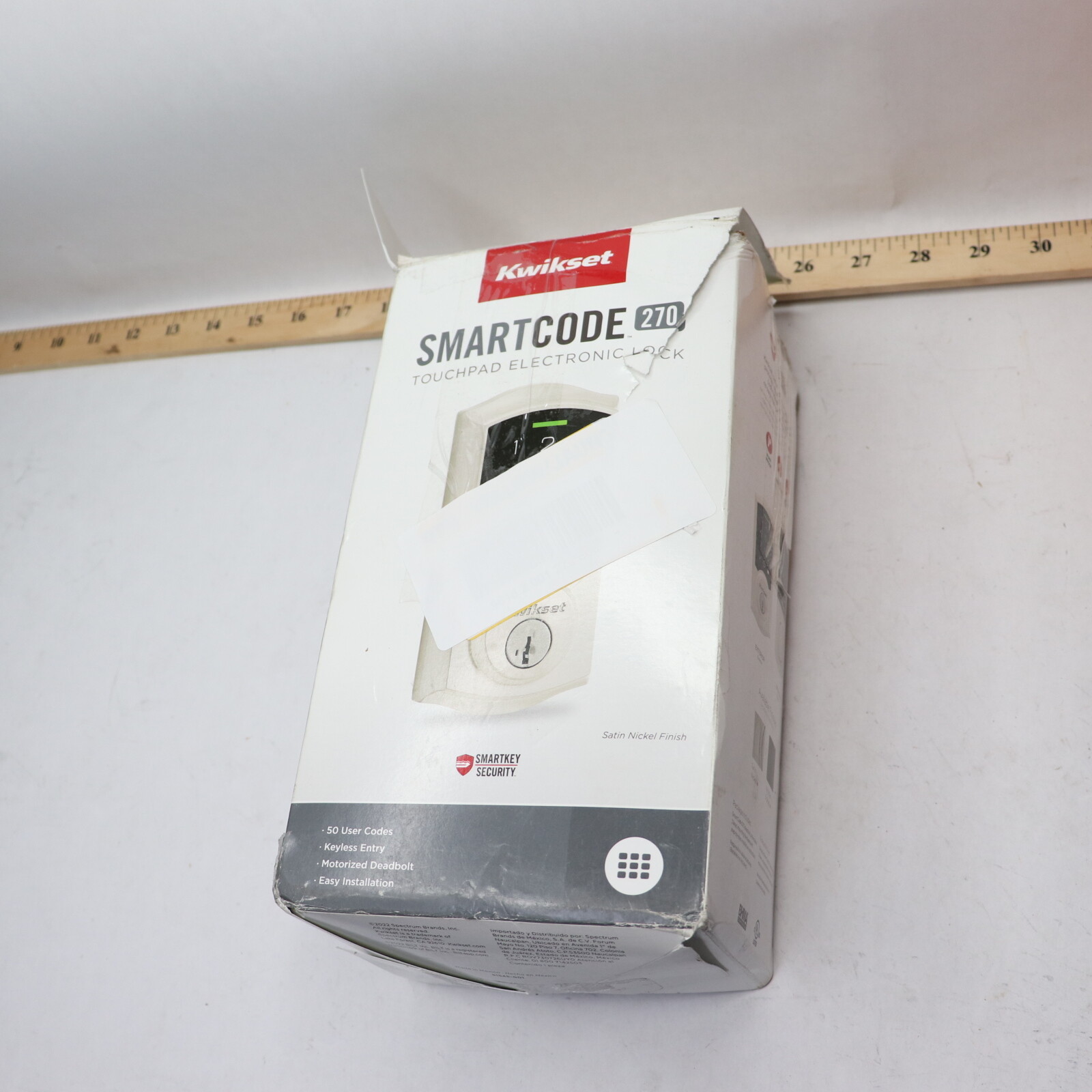 Kwikset Traditional SmartCode Touchpad Electronic Deadbolt SmartKey