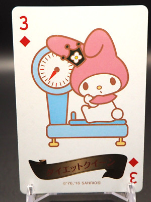 My Melody 3 Diamond Sanrio Queen Card Playing cards Japan D358