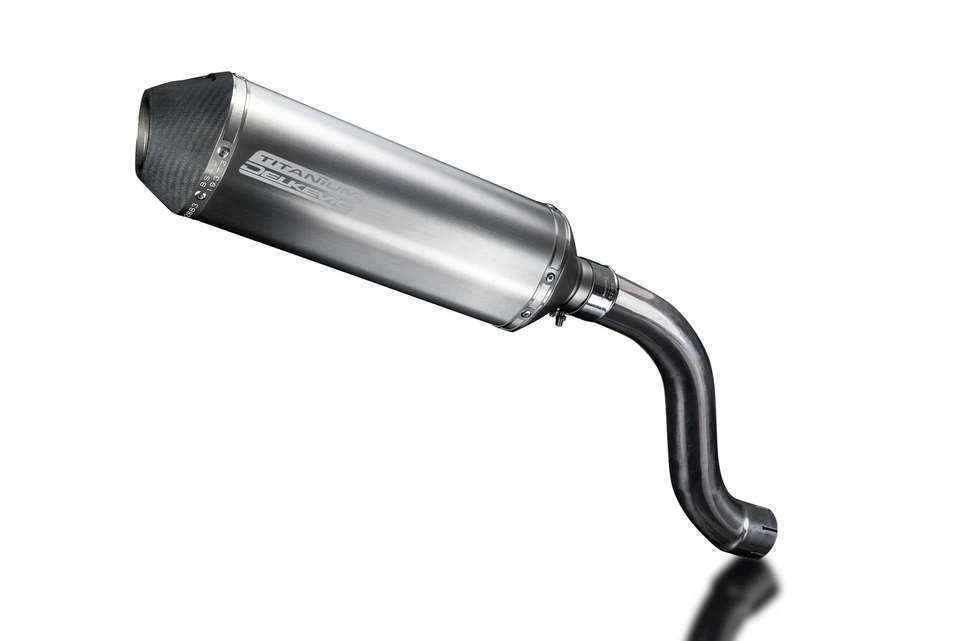 Kit silenciador de escape Triumph Daytona 955i 2001-2006 sin cordones 13,5" X-Oval Titanium Foto 2 de 4