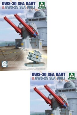 Takom (三花) 1/35 GWS30 Sea Dart & GWS25 Sea Wolf Surface-to-Air  #2138  USA 