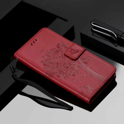 For iPhone 13 Pro Max 12 11 XS XR SE 8 7 6s Wallet Flip Leather Phone Case Cover