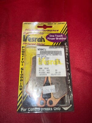 NOS Vesrah  VD-947J Sintered Metal  Brake Pad 