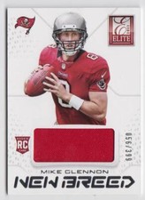 2013 Panini Elite New Breed Jersey Rookie #6 Mike Glennon 056/399 Tampa Bay Bucs