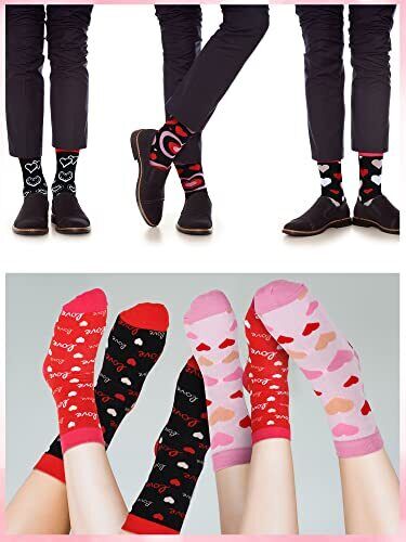 12 Pairs Women Funny Crew Socks Colorful Polka Dot Socks for Girls St ...