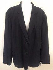 Chaqueta Blazer Uniforme Doc & Amelia AeroCool Cintas Azul/Negro Talla 28 NUEVA