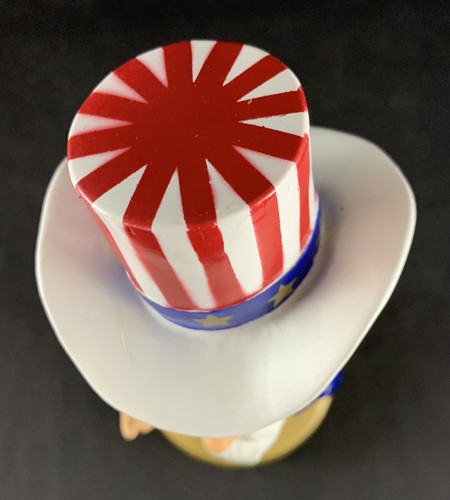 Vintage Gemmy Musical Uncle Sam Bobblehead Plays America The Beautiful - Picture 5 of 6