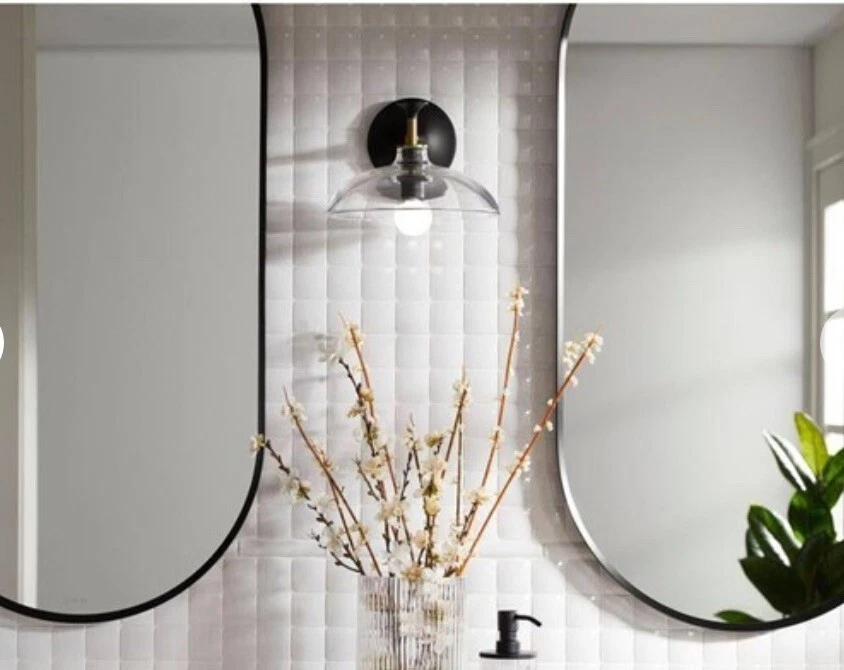 ☆New - KOHLER Tone One-Light Flush-Mount 14.75"W x 7.38"H - Image 2 of 2