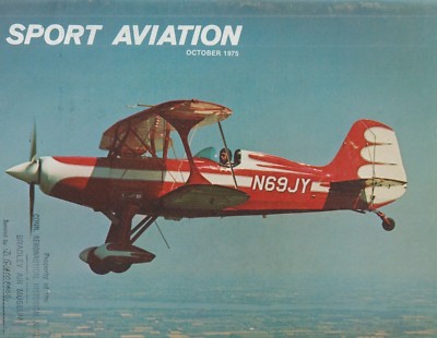 Sport Aviation (Oct 1975) Oshkosh 1975 Special, Rutan Varieze, Big Red ...