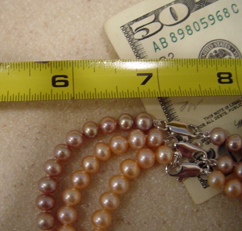 wholesale jewelry genuine PINK PEARL 