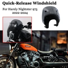 Front Windshield w/Quick-Release Compact For Harley Nightster RH975S 2022-2024