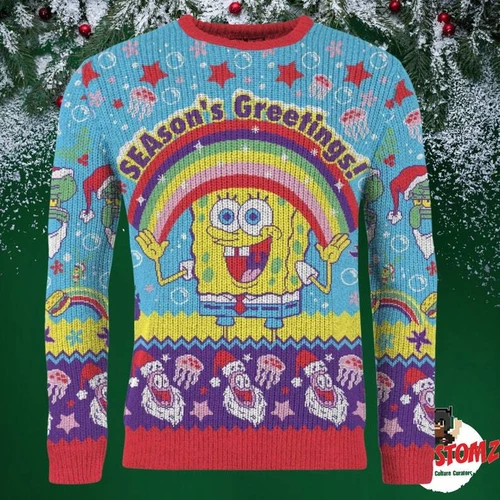 Spongebob Squarepants Christmas Jumper Christmas Ugly Sweater