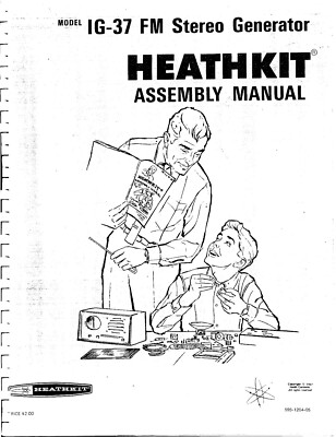 Assembly Manual Guide For Heathkit IG-37
