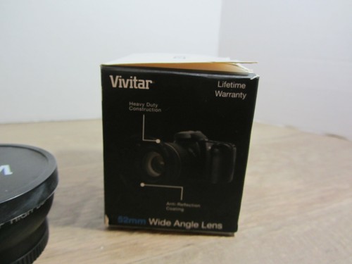 Vivitar VIV-52W 52MM HD4 0.43X WIDE ANGLE CONVERSION LENS WITH MARCO EUC - Picture 4 of 7