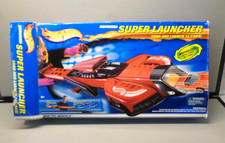 2000 Mattel Hot Wheels Motorized Super Launcher with 1 Car in Box- Rapid Fires
