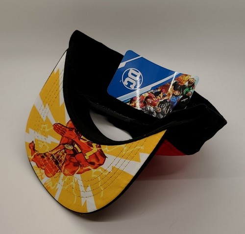Marvel (Flash) Youth Flat Brim SnapBack Baseball Hat / Cap DC COMICS JL/WB - 第 6/7 張圖片