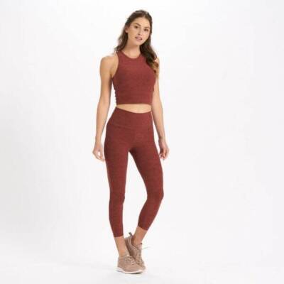 SZ SM Vuori Brick Heather Clean Elevation Legging Leggings