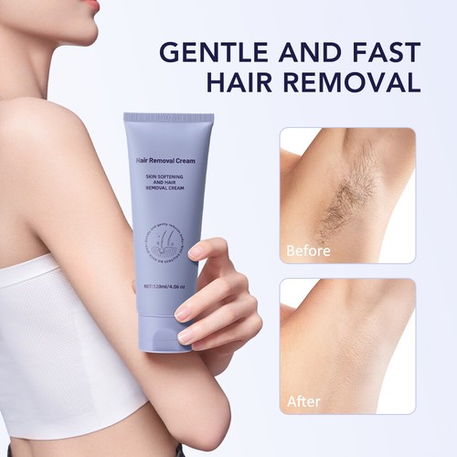 Hair Removal Cream Painless Stop Hair Growth Inhibitor Remover Permanent UK - Picture 9 of 27