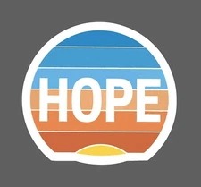 Hope Sticker Sunrise Positive Sunrise Uplifting Gift Waterproof NEW